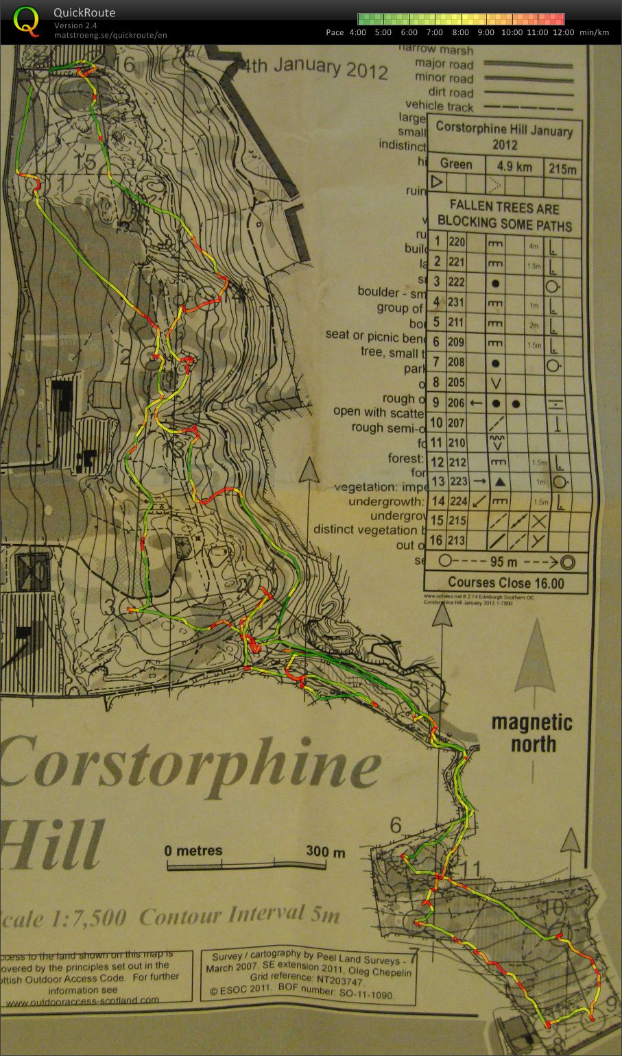 ESOC - Corstorphine (14-01-2012)