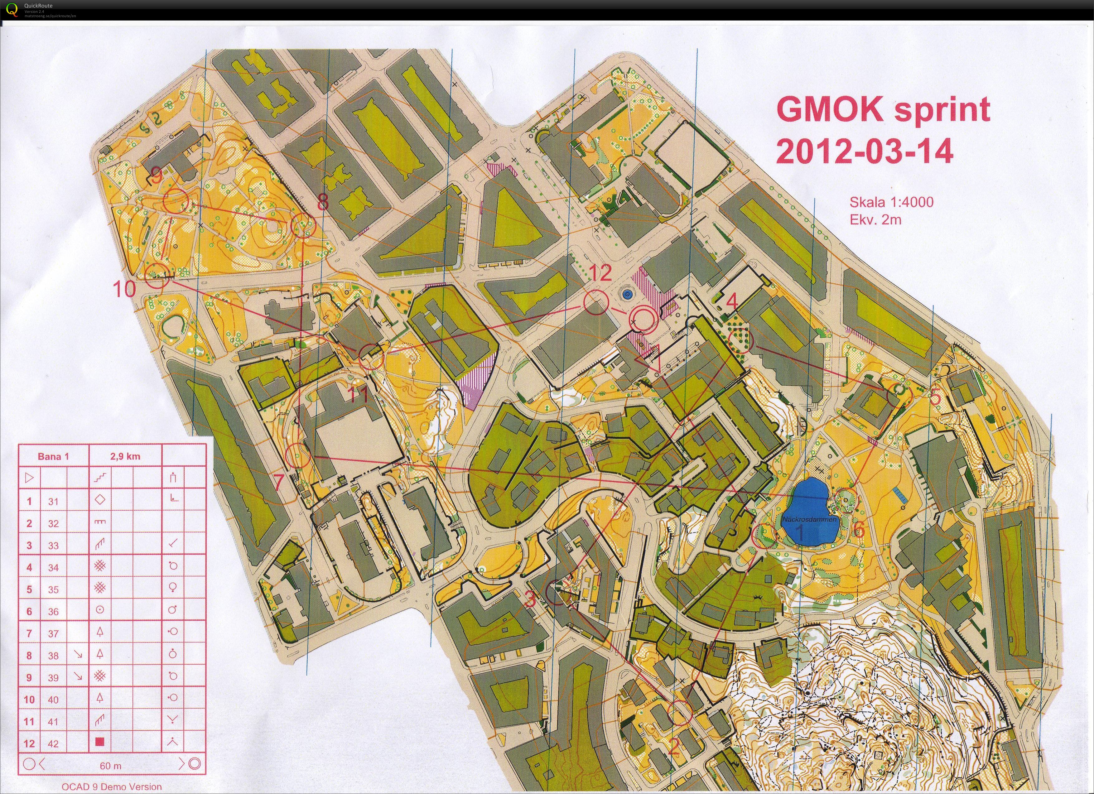 GMOK sprint training (14.03.2012)