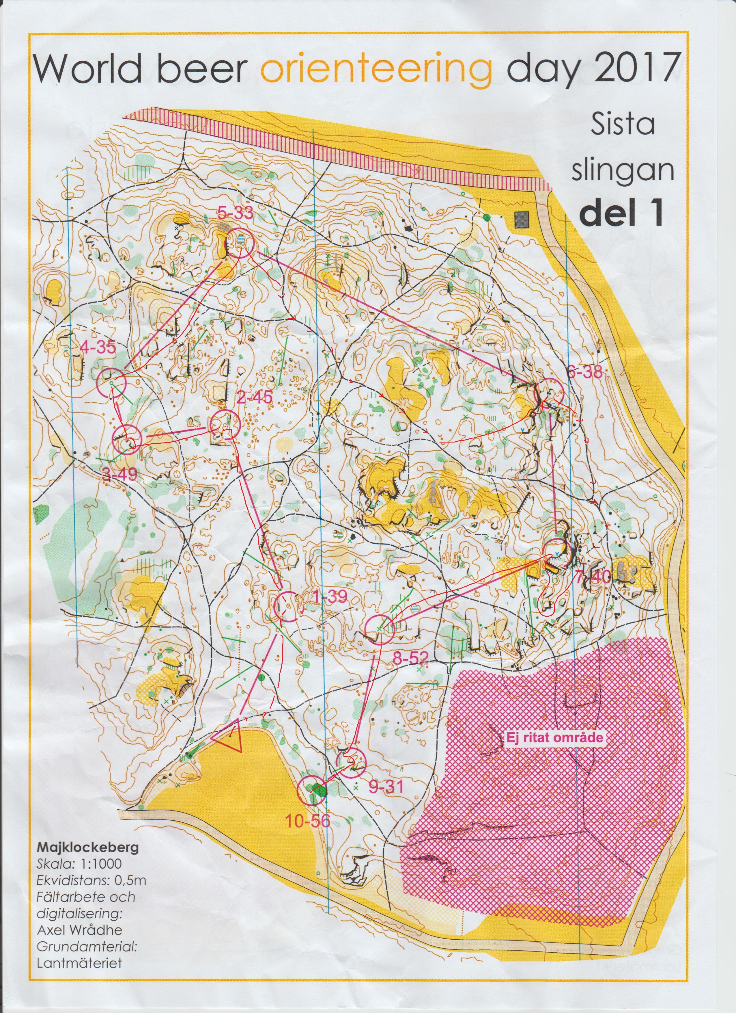 World Beer Orienteering Day, lap4 part 1 (26-05-2017)