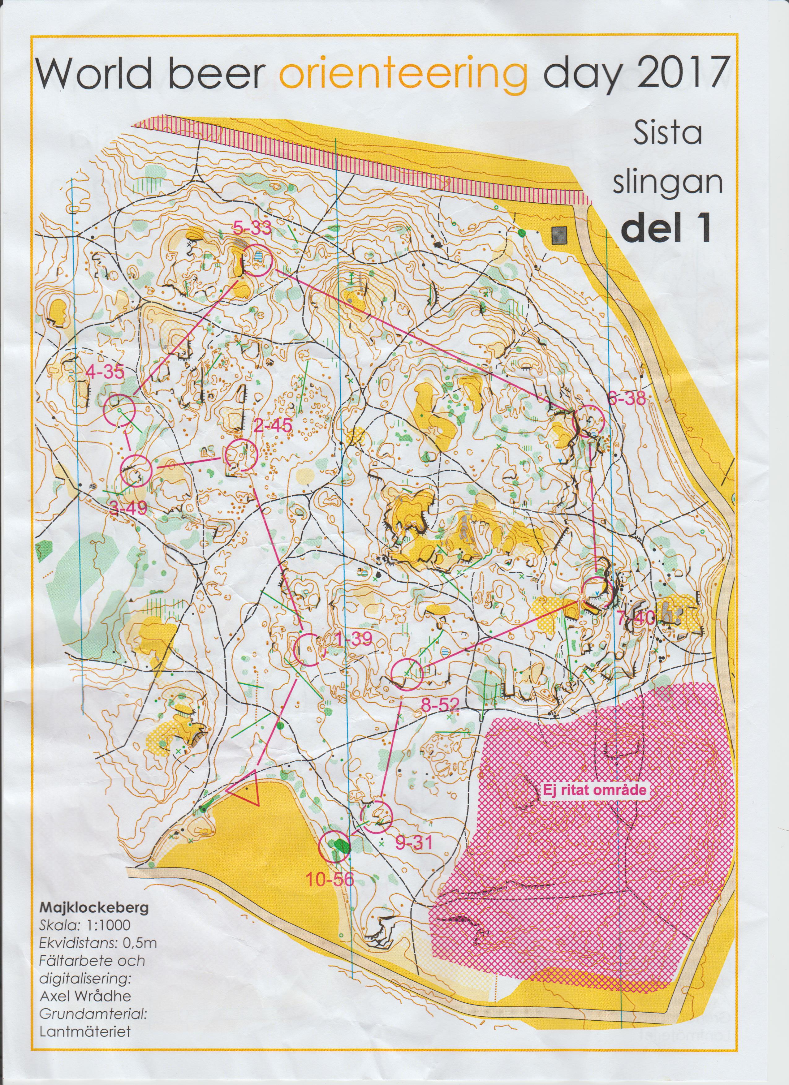 World Beer Orienteering Day, lap4 part 1 (26-05-2017)