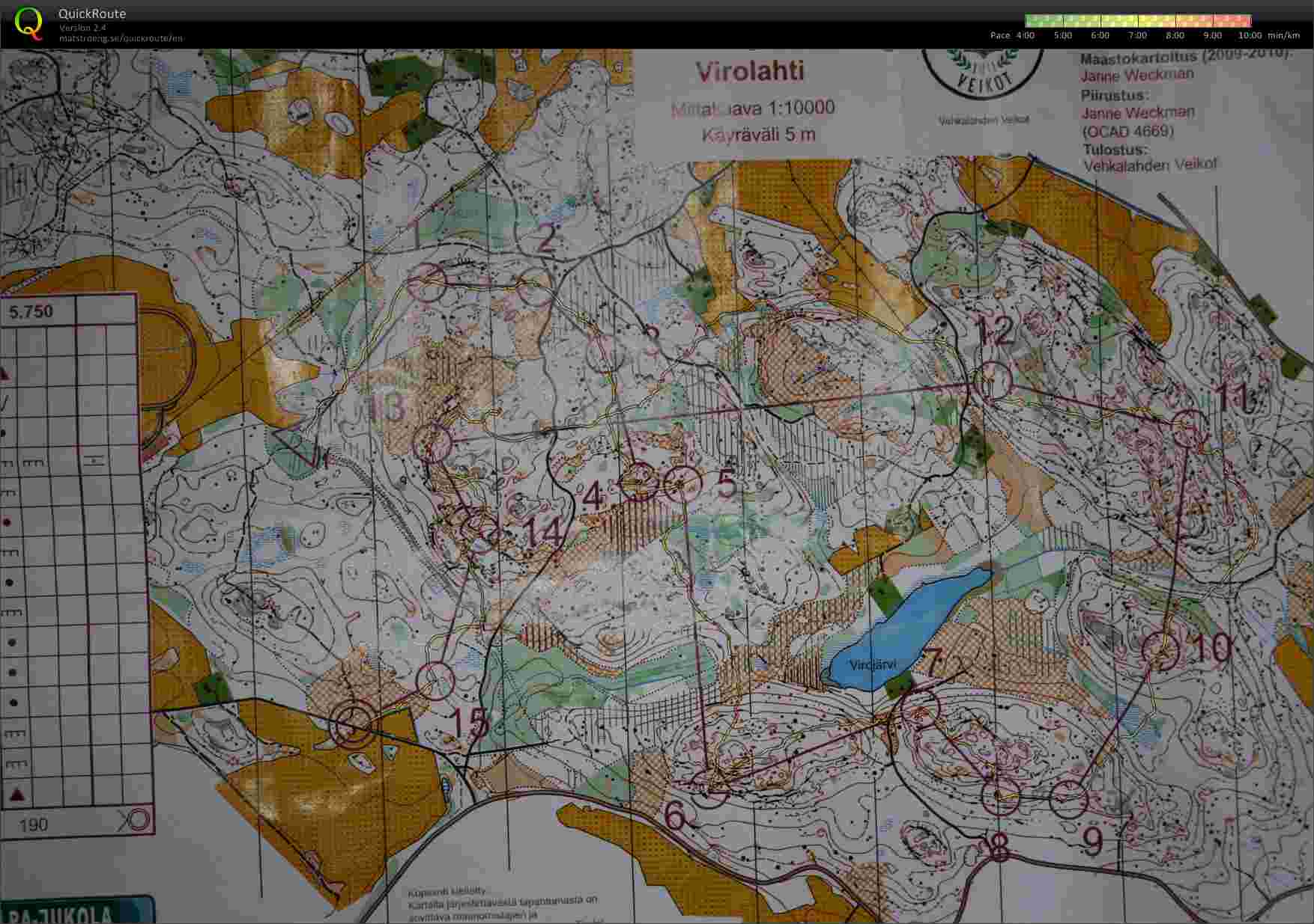 Jukola Training 1 (2011-06-16)